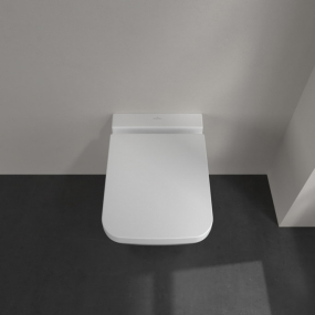 Унитаз подвесной Villeroy & Boch Finion 56х37, CeramicPlus, 4664R0R1, с сиденьем