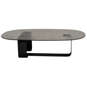 Стол журнальный Calligaris Ribbon 140х81 , Annealed Smoke Grey