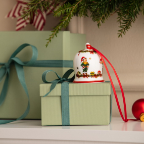 Елочная игрушка Villeroy & Boch Annual Christmas Edition "Колокольчик 2026" 7 см