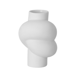 Ваза Node 10 см, цвет белый матовый