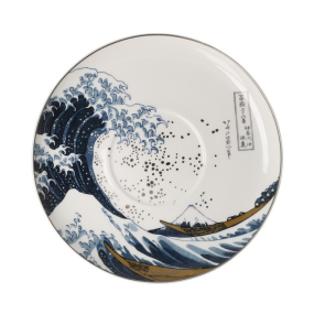 Чашка для завтрака с блюдцем "Большая волна" 500 мл