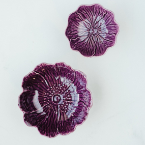 Салатник Flora 17 см, фиолетовый