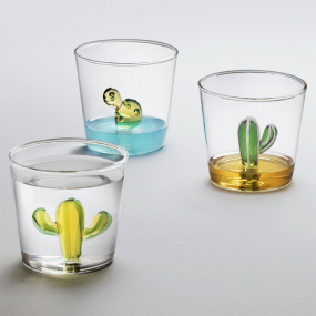 Стакан Desert Plants 350 мл, зеленый/янтарь