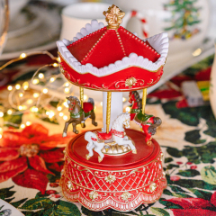 Фигурка музыкальная "Лошадки" 23 см