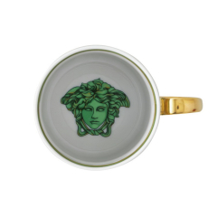Кружка Versace Medusa Garland 300 мл, зеленая