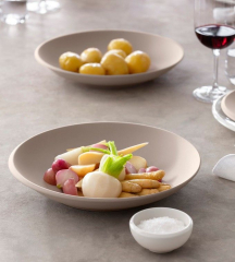 Тарелка глубокая NewMoon beige 29 см