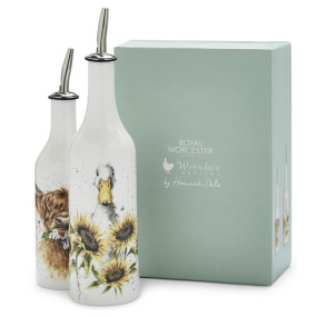 Набор емкостей для масла и уксуса "Корова и утка", 2 предмета