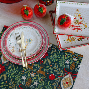 Блюдо для торта прямоугольное Winter Bakery Delight 39х26,5 см