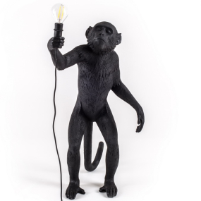 Лампа настольная Monkey Lamp Standing Outdoor 54 см, черная