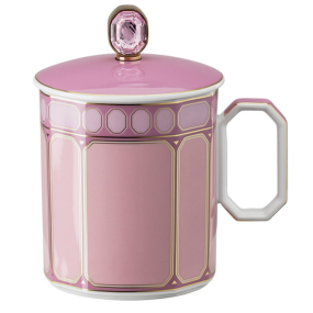 Кружка с крышкой Signum Rose 390 мл