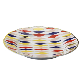 Тарелка салатная Abracadabra 20,5 см, ромбы