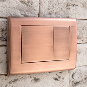 Панель смыва TECE Planus 9240365, состаренная медь