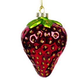 Елочная игрушка "Клубника" 11,4 см