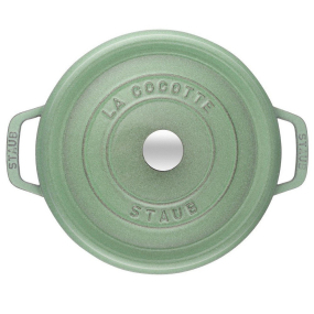 Кокот круглый La Cocotte 26 см / 5,25 л, цвет шалфей