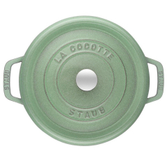Кокот круглый La Cocotte 26 см / 5,25 л, цвет шалфей