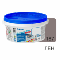 Фуга эпоксидная Mapei Kerapoxy Easy Design 187, лен, 1.5 кг