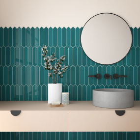 Плитка керамическая Equipe Arrow 5х25, Blue Canard, 8,3 мм