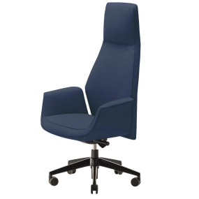Кресло офисное Poltrona Frau Dowtown President, Mineral Blue