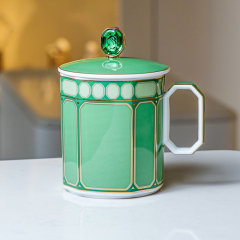 Кружка с крышкой Signum Fern 390 мл