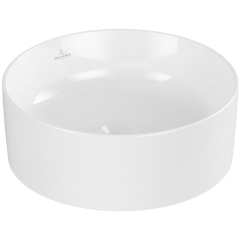 Раковина накладная Villeroy & Boch Collaro 40х40 4A1840R1, CeramicPlus, из TitanCeram