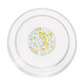 Стакан Teca Terrazzo 350 мл, желтый/голубой