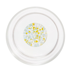 Стакан Teca Terrazzo 350 мл, желтый/голубой