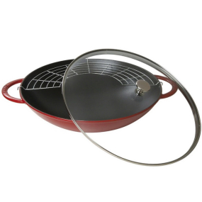Вок со стеклянной крышкой Staub Specials 37 см/5,7 л