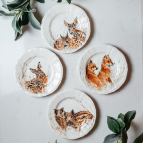 Набор тарелок для хлеба Sologne 16,3 см, 4 шт в ассортименте