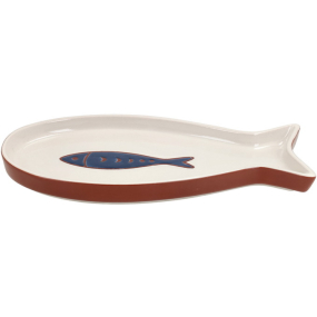 Блюдо "Рыбка" Relief Ondina 25х12 см, белое