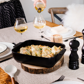 Форма для запекания прямоугольная Appolia 22х36 см, цвет черный