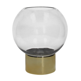 Ваза Glass Design Bubble 21 см, прозрачная