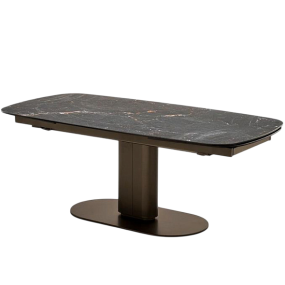 Стол Calligaris Cameo 200(296)х100, Calacatta Black Marble
