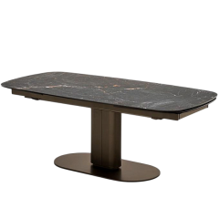 Стол Calligaris Cameo 200(296)х100, Calacatta Black Marble