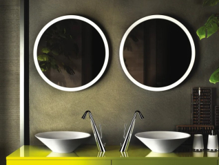 Раковина накладная Gessi Cono 45х45 45903.521 из Cristalplant, белая матовая