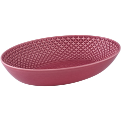 Блюдо овальное глубокое Bicos Pink 28х19,7 см