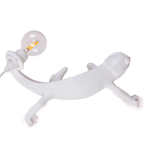 Лампа настольная Seletti Chameleon Lamp Still 14 см, белая
