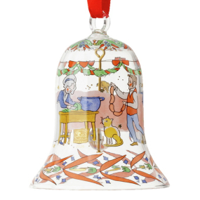 Елочная игрушка Hutschenreuther Christmas feast "Колокольчик" 7 см, стеклянный
