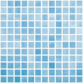 Мозаика стеклянная Vidrepur Colors 31,5х31,5, Niebla Turquesa, 4,5 мм