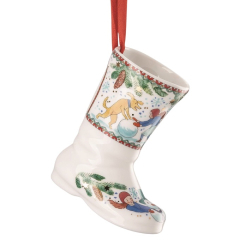 Елочная игрушка "Сапожок" 7,5 см