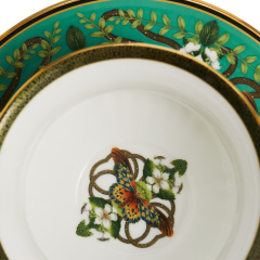 Чашка чайная с блюдцем "Изумрудный лес" 140 мл