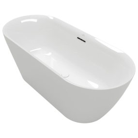Ванна акриловая Villeroy&Boch Loop&Friends, 170x75, UBA170LOF9PD00V-01, отдельностоящая, с сифоном