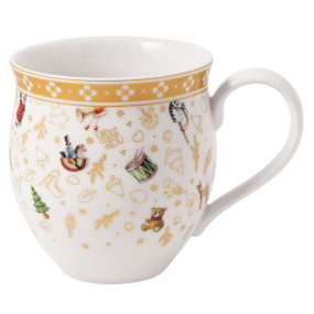 Набор кружек Toy's Delight 440 мл, 2 шт, белый с золотым