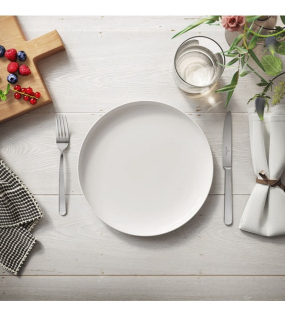 Тарелка столовая Uni 27 см, белая