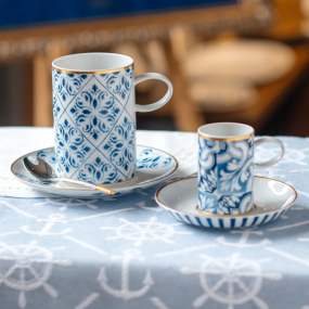 Чашка для эспрессо с блюдцем Transatlantica 104 мл