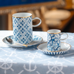 Чашка для эспрессо с блюдцем Transatlantica 104 мл