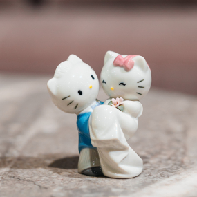 Статуэтка "День свадьбы с Hello Kitty" 11х10х7 см