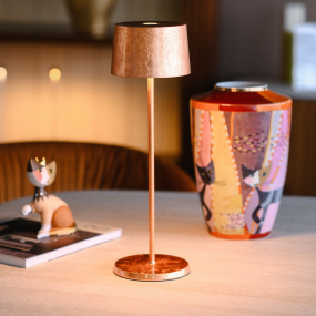 Лампа настольная Zafferano Olivia Pro 35 см, медная