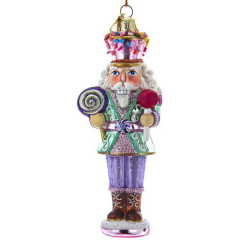 Елочная игрушка "Щелкунчик с леденцом" 12,7 см