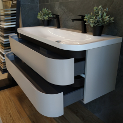 Тумба с раковиной Kolpa-San Vittoria OUV 80 DG, 80x50, подвесная, темный серый