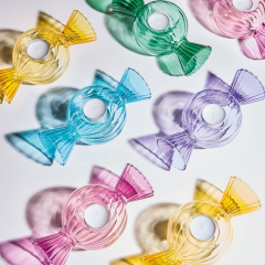 Подсвечник Galassia Sweet 10 см, фиолетовый